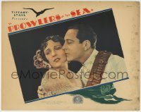 4p689 PROWLERS OF THE SEA LC 1928 best c/u of Ricardo Cortez & Carmel Myers, Jack London, rare!