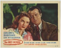 4p718 RED HOUSE LC #2 1947 romantic close up of Lon McCallister & pretty Julie London!