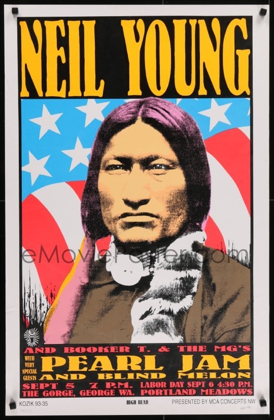 EMoviePoster.com: 4r004 NEIL YOUNG Signed #390/500 23x35 Art Print 1993 ...