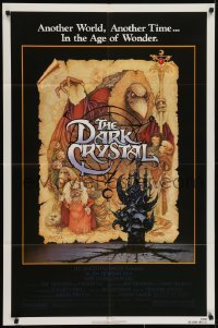 4s368 DARK CRYSTAL 1sh 1982 Jim Henson & Frank Oz, Richard Amsel fantasy art!