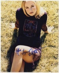 4t873 KERI LYNN PRATT signed color 8x10 REPRO still 2000s overhead portrait of the pretty actress!