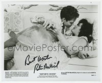 4t594 PETER MACNICOL signed 8x10 still 1982 he's seducing Greta Turken in Sophie's Choice!