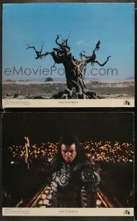 4w852 CONAN THE BARBARIAN 2 int'l color 11x14 stills 1982 Arnold Schwarzenegger, James Earl Jones!