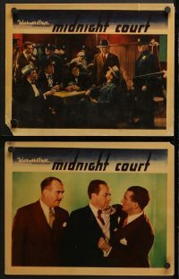 4w934 MIDNIGHT COURT 2 LCs 1937 attorney John Litel, Stanley Fields, William B. Davidson!