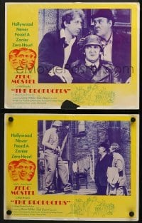 4w957 PRODUCERS 2 LCs 1967 most classic images from Mel Brooks' best movie!