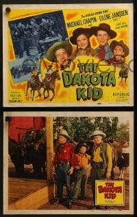 4w137 DAKOTA KID 8 LCs 1951 The Rough-Ridin' Kids, Michael Chapin & Eilene Janssen!