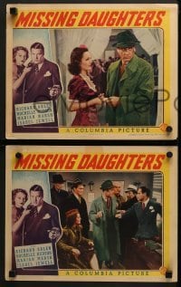 4w789 MISSING DAUGHTERS 3 LCs 1939 Arlen, Rochelle Hudson, why girls leave home and can't go back!