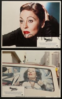 4w307 MOMMIE DEAREST 8 int'l LCs 1981 images of Faye Dunaway as legendary actress Joan Crawford!