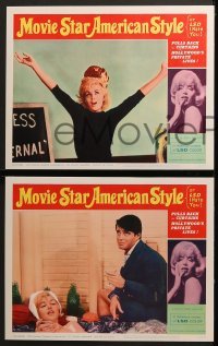 4w308 MOVIE STAR AMERICAN STYLE OR; LSD I HATE YOU 8 LCs 1966 Robert Strauss, faux Marilyn Monroe!