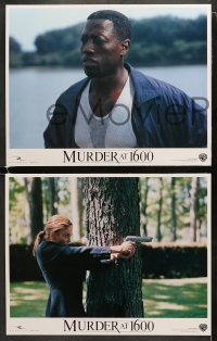 4w313 MURDER AT 1600 8 LCs 1997 Wesley Snipes, Diane Lane, Alan Alda, Dennis Miller