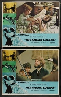 4w588 MUSIC LOVERS 6 LCs 1971 Richard Chamberlain & Glenda Jackson, directed by Ken Russell!