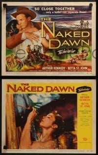 4w323 NAKED DAWN 8 LCs 1955 Edgar Ulmer, Eugene Iglesias, Tony Martinez, sexy Charlita!