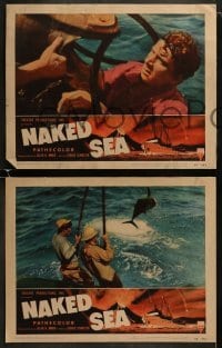 4w324 NAKED SEA 8 LCs 1955 hunters in Hell, the off-beat adventure that beats them all!