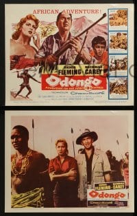 4w340 ODONGO 8 LCs 1956 Rhonda Fleming in Africa, Macdonald Carey, cool animal hunting images!