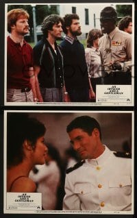 4w341 OFFICER & A GENTLEMAN 8 LCs 1982 Louis Gossett Jr., Richard Gere & Debra Winger, David Keith!