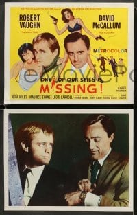 4w535 ONE OF OUR SPIES IS MISSING 7 int'l LCs 1966 Robert Vaughn, David McCallum, The Man from UNCLE!