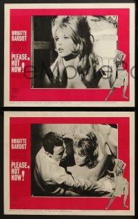 4w711 ONLY FOR LOVE 4 LCs 1963 sexy Brigitte Bardot in Roger Vadim's Please Not Now!