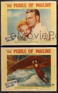 4w715 PERILS OF PAULINE 4 LCs 1947 Betty Hutton as silent actress Pearl White & John Lund