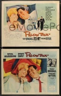 4w369 PILLOW TALK 8 LCs 1959 bachelor Rock Hudson loves pretty career girl Doris Day