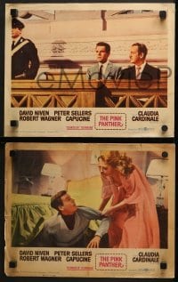 4w537 PINK PANTHER 7 LCs 1964 Peter Sellers, David Niven, Capucine, Wagner, Blake Edwards!