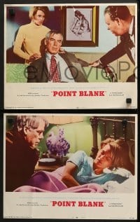 4w372 POINT BLANK 8 LCs 1967 cool images of Lee Marvin, Angie Dickinson, John Boorman film noir!