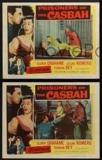 4w539 PRISONERS OF THE CASBAH 7 LCs 1953 dazzling, desirable, and deadly sexy Gloria Grahame!