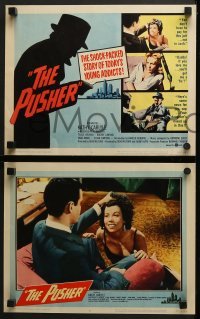 4w378 PUSHER 8 LCs 1959 Harold Robbins early drug movie, Daddy, if you love me you'll get me a fix!