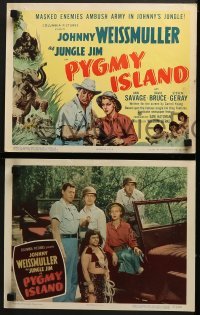 4w380 PYGMY ISLAND 8 LCs 1950 Johnny Weissmuller as Jungle Jim with Ann Savage!