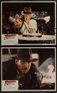 4w644 RAIDERS OF THE LOST ARK 5 LCs 1981 adventurer Harrison Ford & Karen Allen + classic action!