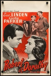 4y212 GIRL LOVES BOY pre-war Belgian R1950s Duncan Mansfield directed, art of Eric Linden, Cecilia Parker!