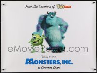 4y450 MONSTERS, INC. advance DS British quad 2001 best Disney & Pixar computer animated CGI cartoon!