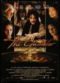 4y395 GAMBLER English 17x24 1997 Michael Gambon, cool roulette wheel gambling image!