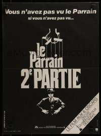 4y671 GODFATHER PART II French 16x22 1975 Al Pacino in Francis Ford Coppola classic crime sequel!