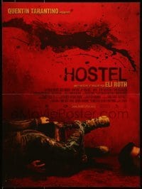 4y674 HOSTEL French 16x21 2006 Jay Hernandez, creepy image from Eli Roth gore-fest!