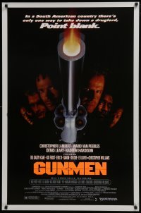 4z409 GUNMEN 1sh 1994 Christopher Lambert & Mario Van Peebles will blow you away!