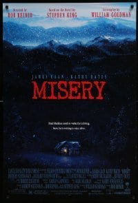 4z602 MISERY 1sh 1990 Rob Reiner, Stephen King, William Goldman, James Caan, Kathy Bates