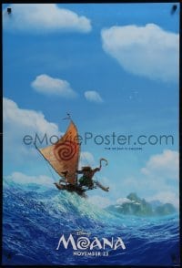 4z609 MOANA teaser DS 1sh 2016 Disney, Hawaii, Johnson, Tudyk, Auli'i Cravalho in the title role!