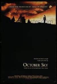 4z650 OCTOBER SKY DS 1sh 1999 Jake Gyllenhaal as Homer Hickam, Chris Cooper, Laura Dern