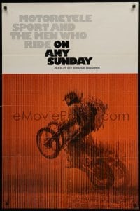 4z655 ON ANY SUNDAY int'l 1sh 1971 Bruce Brown classic, Steve McQueen, motorcycle racing!