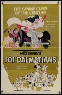 4z656 ONE HUNDRED & ONE DALMATIANS 1sh R1979 most classic Walt Disney canine family cartoon!