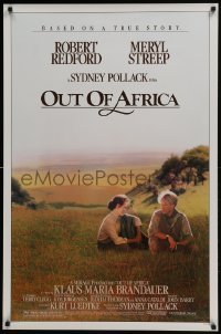 4z660 OUT OF AFRICA 1sh 1985 Robert Redford & Meryl Streep, directed by Sydney Pollack!