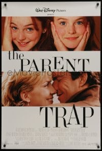 4z669 PARENT TRAP DS 1sh 1998 Walt Disney, Lindsay Lohan, Dennis Quaid, Natasha Richardson!