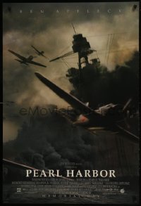 4z671 PEARL HARBOR advance DS 1sh 2001 Ben Affleck, Beckinsale, Hartnett, bombers over battleship!