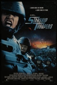 4z850 STARSHIP TROOPERS DS 1sh 1997 Paul Verhoeven, based on Robert A. Heinlein's classic novel!