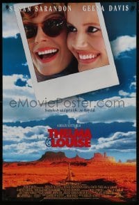 4z888 THELMA & LOUISE DS 1sh 1991 Susan Sarandon, Geena Davis, Ridley Scott feminist classic!