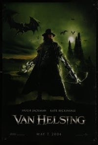 4z946 VAN HELSING teaser DS 1sh 2004 cool image of monster hunter Hugh Jackman!