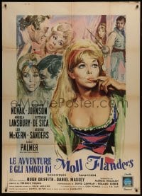 5a708 AMOROUS ADVENTURES OF MOLL FLANDERS Italian 1p 1965 different art of sexy Kim Novak!