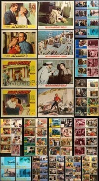 5d174 LOT OF 100 LOBBY CARDS 1950s-1990s incomplete sets from a variety of different movies!