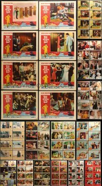 5d168 LOT OF 128 LOBBY CARDS 1960s-1970s complete sets of cards from a variety of movies!