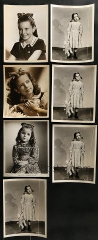 5d378 LOT OF 7 8X10 STILLS OF CHILD STARS 1940s Margaret O'Brien, Mary Jane Saunders, Carolyn Lee!